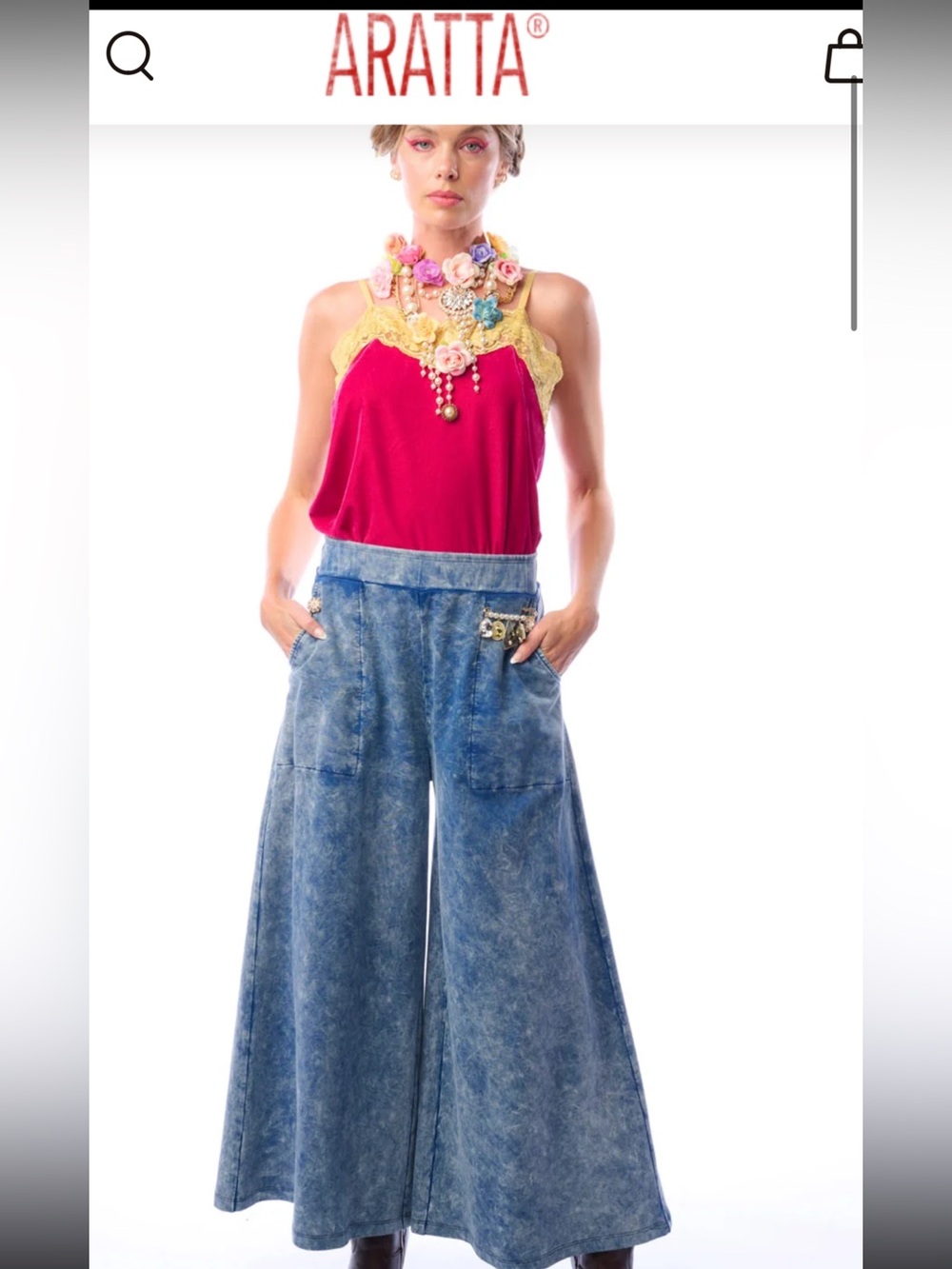 NWOT Aratta Silent Journey-Colonel Pants-Blue